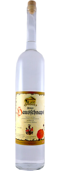 Hausschnaps Fruchtig 34 % Vol. Spirituose Mit Marillen-Geschmack