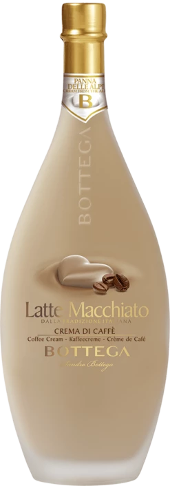 Latte Macchiato Bottega Crema Di Caffè (Kaffeecreme-Likör) 15 % Vol.