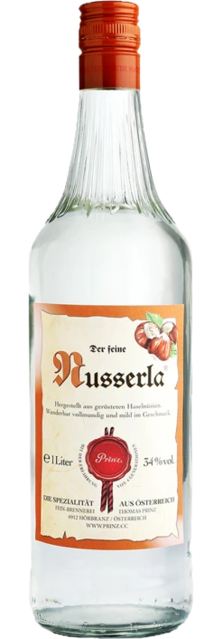Nusserla Fruchtig 34 % Vol. Haselnuss-Spirituose