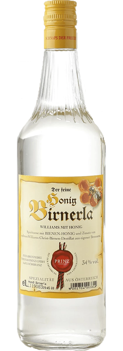 Honig-Birnerla 34 % Vol. Williams-Spirituose Mit Honig 3 Honig-Birnerla 34 % Vol. Williams-Spirituose Mit Honig
