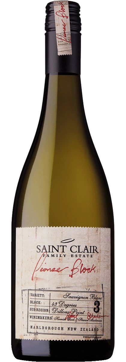 Saint Clair Pioneer Block 3 "43 Degrees" Sauvignon Blanc 3 Saint Clair Pioneer Block 3 "43 Degrees" Sauvignon Blanc