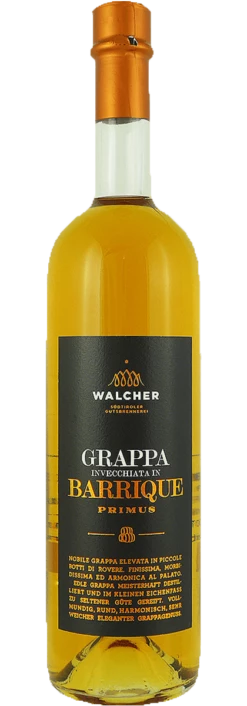 Walcher Grappa Barrique Primus Gold 40 % Vol.